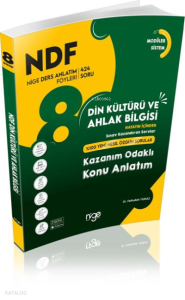 8.Sınıf Din Kültürü Ve Ahlak Bilgisi Ndf Nige Ders Anlatım Föyü
