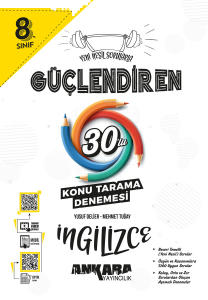 8.⁠ ⁠Sınıf Güçlendiren İngilizce 30'lu Konu Tarama Denemesi