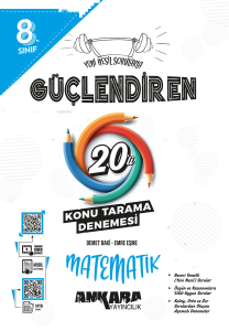 8.⁠ ⁠Sınıf Güçlendiren Matematik 20'li Konu Tarama Denemesi