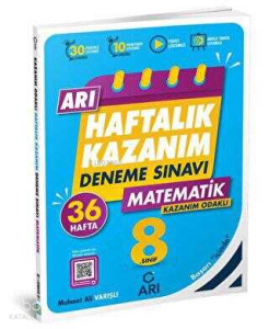 8 Sınıf Haftalık Kazanım Matematik Deneme Sınavı