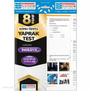 8.Sınıf İngilizce YT 2020