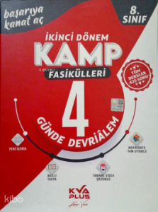 8.Sınıf LGS 2.Dönem Kamp Fasikülleri 4 Günde Devri Alem Kırmızı Seri