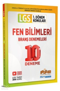 8. Sınıf LGS Fen Bilimleri 1. Dönem 10 lu Branş Deneme