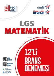 8.Sınıf LGS Fen Bİlimleri Paket Deneme 12'li