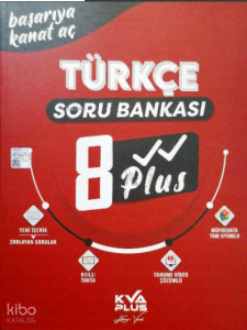 8.Sınıf LGS Türkçe Soru Bankası Kırmızı Seri