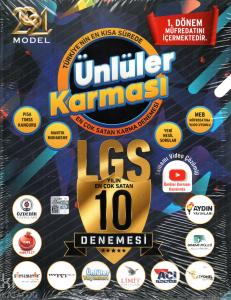 8.Sınıf LGS Ünlüler Karması 10 Farklı Deneme Sınavı - 2021