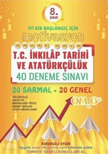 8. Sınıf Motivasyon T.C. İnkılap Tarihi Ve Atatürkçülük Gold 40 Deneme