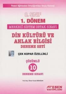 8. Sınıf TEOG 1 Din Kültürü ve Ahlak Bilgisi Deneme Seti; Çözümlü 10 Deneme Sınavı