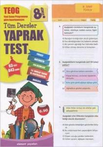8. Sınıf Tüm Dersler Yaprak Test TEOG