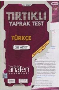 8. Sınıf Türkçe Tırtıklı Yaprak Test