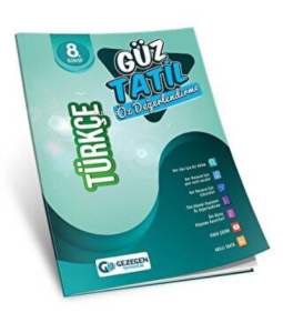 8.Sınıf	Yeni Türkçe Güz Tatil Kitabı  2022-2023