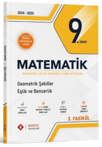 9. Sınıf Matematik Geometrik Şekiller Eşlik ve Benzerlik Soru Kitapçığı