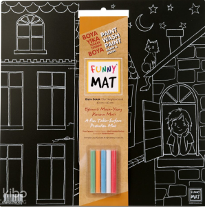 Akademi Çocuk Funny Mat Black (Tebeşirli) - Bizim Sokak