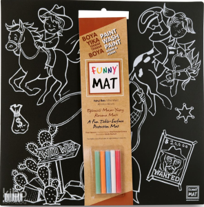Akademi Çocuk Funny Mat Black (Tebeşirli) - Vahşi Batı