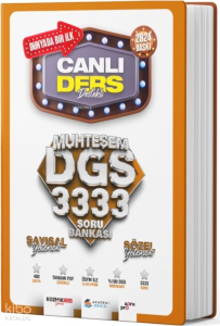 Akademi Denizi 2024 DGS Sayısal Sözel Yetenek 3333 Soru Bankası