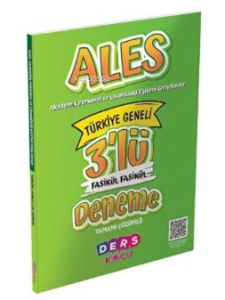 ALES 3 'Lü Fasikül Fasikül Deneme Sınavı Ders Koçu