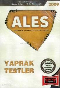 Ales (akademik Lisansüstü Eğitim Sınavı); yaprak Testler 2009