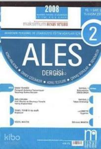 Ales Dergisi; Sayı: 2 Sınav Grubu