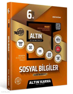 Altın Karma 6. Sınıf Sosyal Bilgiler Altın Etkinlikli Kazanım Soru Bankası