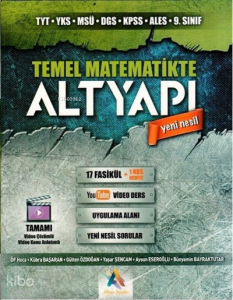 Altyapı TYT YKS MSÜ DGS KPSS ALES 9. Sınıf Temel Matematik