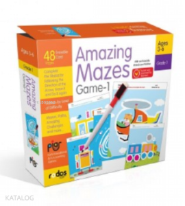 Amazing Mazes Game-1 - Grade-Level 1 - Ages 3-6