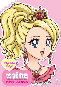 Anime Pembe Prenses Boyama Kitabı
