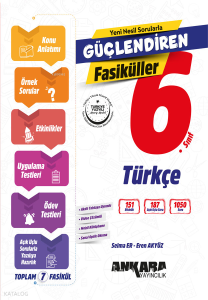Ankara Yayıncılık 6. Sınıf Türkçe Güçlendiren Fasiküller