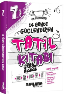 Ankara Yayıncılık 7. Sınıf 14 Günde Güçlendiren Tatil Kitabı
