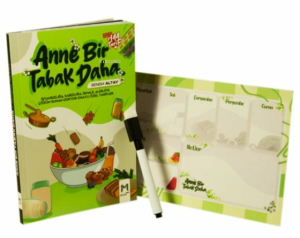 Anne Bir Tabak Daha / Silinebilir Kalem ve Menü Tablosu Hediye;6-12 Aylık Bebekler İçin Doktor Onaylı 144 Tarif