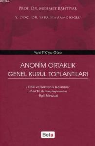 Anonim Ortaklık Genel Kurul Toplantıları