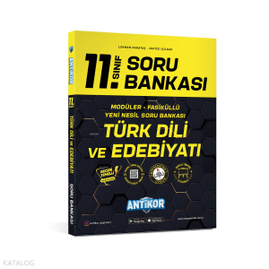Antikor 11.Sınıf Türk Dili Ve Edebiyatı Soru Bankası