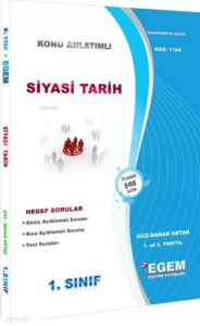 AÖF 1. Sınıf Siyasi Tarih Güz Bahar Ortak 1. Ve 2. Yarıyıl Konu Anlatımlı Soru Bankası