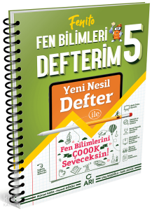 Arı Yayıncılık 5. Sınıf Fenito Fen Bilimleri Defterim