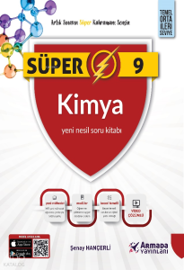 Armada 9.Sınıf Süper Kimya Yeni Nesil Soru Kitabı