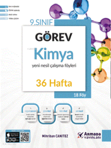 Armada Yayınları 9. Sınıf Kimya Görev Yeni Nesil Çalışma Föyleri 36 Hafta