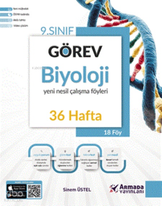 Armada Yayınları Görev 9. Sınıf Biyoloji Yeni Nesil Çalışma Föyleri 36 Hafta