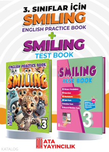 Ata Yayıncılık 3. Sınıf Smiling English Practice Book + Smiling Test Book Set