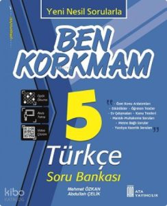 Ata Yayıncılık 5.Sınıf Ben Korkmam Türkçe Soru Bankası
