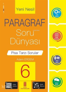 Ata Yayıncılık 6. Sınıf Paragraf Yeni Nesil Soru Dünyası