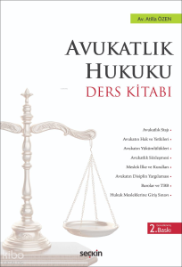 Avukatlık Hukuku Ders Kitabı