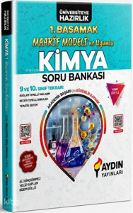 Aydın Yayınları TYT Kimya Maarif Modeline Uyumlu 1. Basamak Soru Bankası