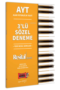 AYT Resital Serisi 3'lü Sözel Deneme Yargı Yayınları