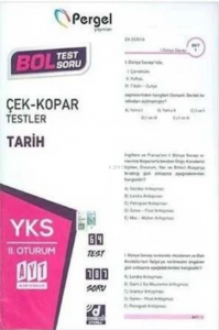 AYT Tarih Çek Kopar Testler Pergel Yayınları
