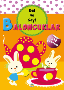 Baloncuklar - Bul Ve Say;140 Çıkartmalı