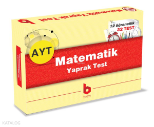 Basamak_Ayt Matematik Ktt (12 Öğrencilik)