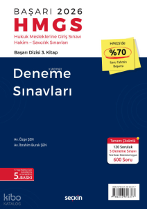 Başarı - HMGS Deneme Sınavları; Hukuk Mesleklerine Giriş Sınavı Hakim – Savcılık Sınavları