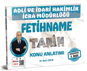 Bekir Çelik Yayınları Adli İdari Hakimlik İcra Müdürlüğü Fetihname Tarih Konu Anlatımı
