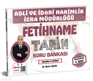Bekir Çelik Yayınları Adli İdari Hakimlik İcra Müdürlüğü  Fetihname Tarih Soru Bankası