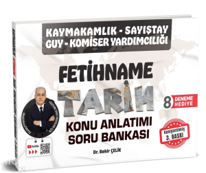 Bekir Çelik Yayınları Kaymakamlık Fetihname Tarih Konu Anlatımlı Soru Bankası