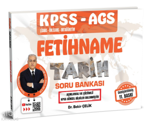 Bekir Çelik Yayınları KPSS AGS  Fetihname Tarih Soru Bankası